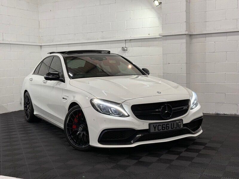 White Used 2016 Mercedes C63S AMG Premium Sedan | £20,490 - Image 1/3
