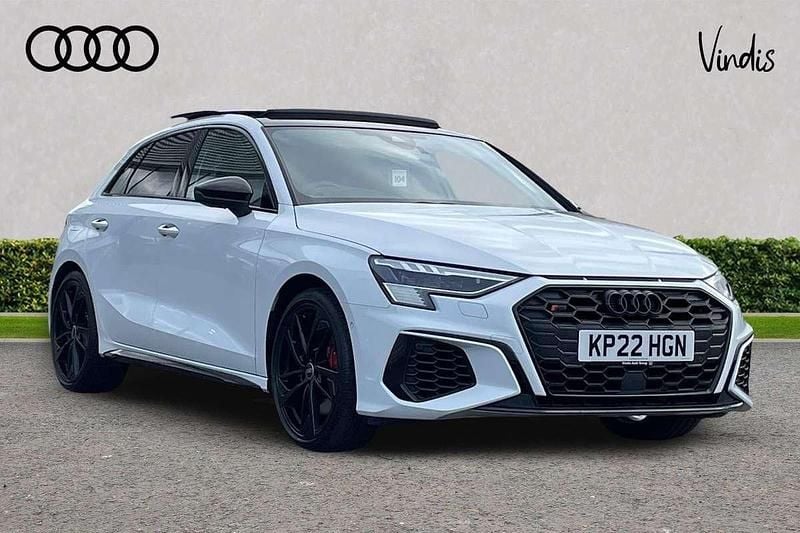 White Used 2022 Audi S3 Sportback Advanced Hatchback | £37,449 - Image 1/4