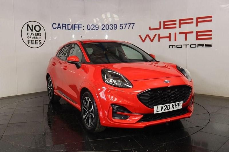 Red Used 2020 Ford Puma Gen-E ST-Line Hatchback | £12,988 (Good price) - Image 1/4