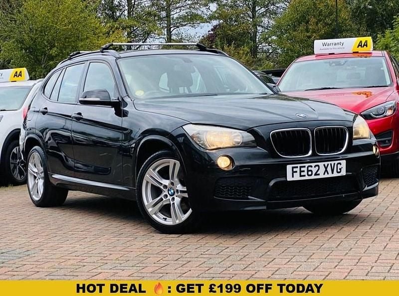 Black Used 2012 BMW X1 M Sport SUV | £5,700 (Good price) - Image 1/4