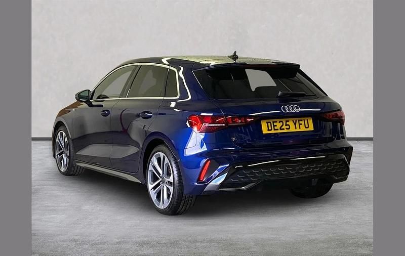 Used Audi A3 S-Line 150 HP (110 kW) 2025 Blue Hatchback