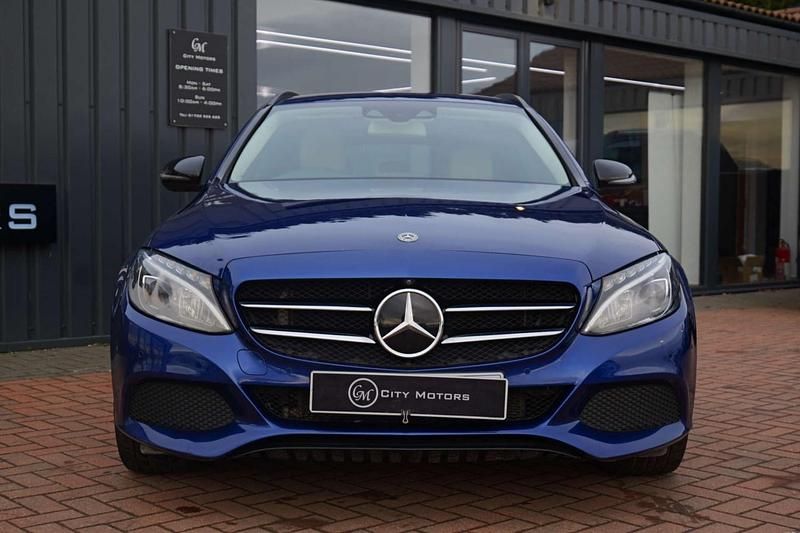 Used Mercedes C350e 293 HP (215 kW) 2018 Blue Estate