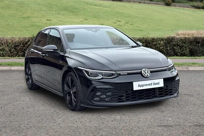 Used VW Golf VII GTD 150 HP (110 kW) 2021 Black Hatchback