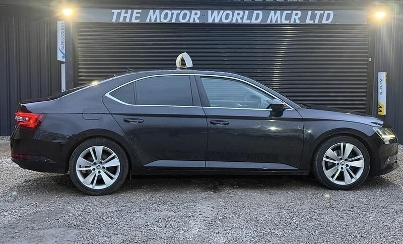 Used Skoda Superb SE L Executive 150 HP (110 kW) 2019 Black Hatchback