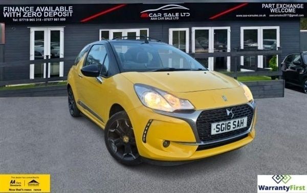 Yellow Used 2016 DS Automobiles DS3 Cabriolet Elegance Cabriolet | £6,199 - Image 1/1