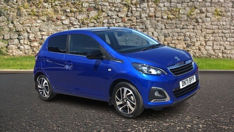 Blue Used 2021 Peugeot 108 Allure Hatchback | £10,995 (A bit pricey) - Image 1/4