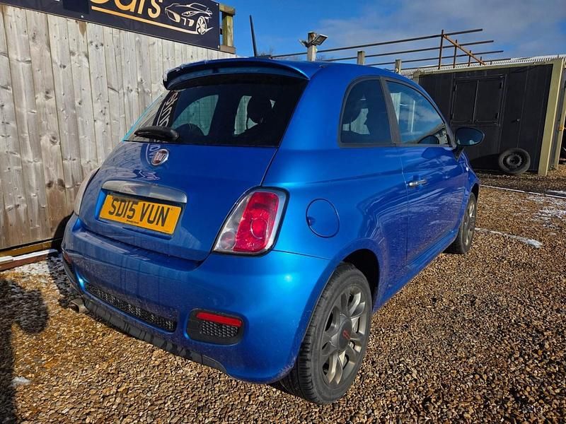 Usado Fiat 500S S 2015 Azul Citadino