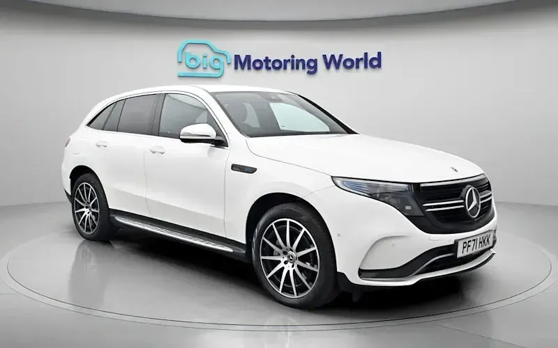 Used Mercedes EQC400 AMG line 300 kW (408 HP) 2022 White SUV