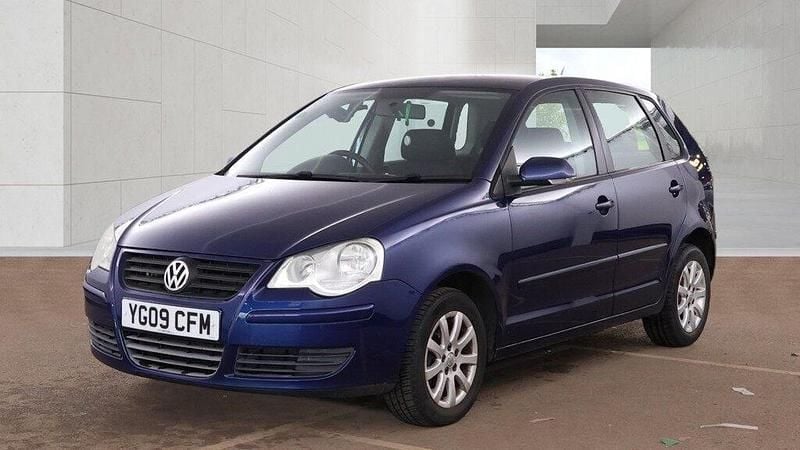 Used VW Polo SE 80 HP (58 kW) 2009 Blue Hatchback