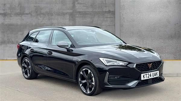 Midnight black Used 2024 Cupra Leon Estate | £20,890 (Fair price) - Image 1/4