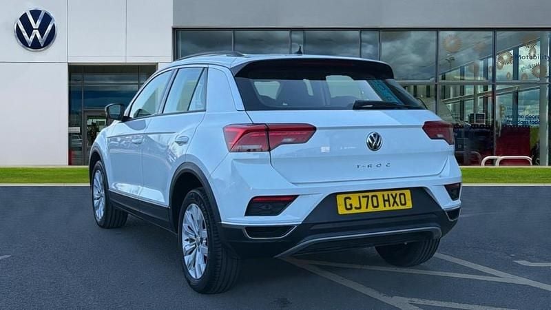 Used VW T-Roc SE 115 HP (84 kW) 2020 White SUV