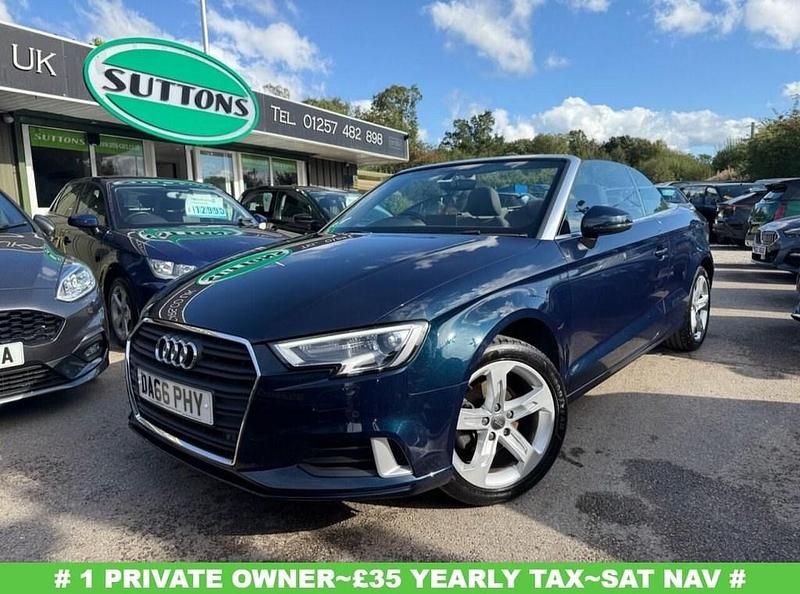 Blue Used 2016 Audi A3 Cabriolet Sport Cabriolet | £13,750 (Fair price) - Image 1/4