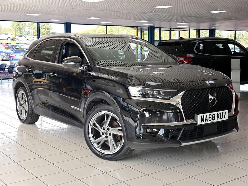 Black Used 2018 DS Automobiles DS7 Crossback Prestige SUV | £13,289 (Fair price) - Image 1/4