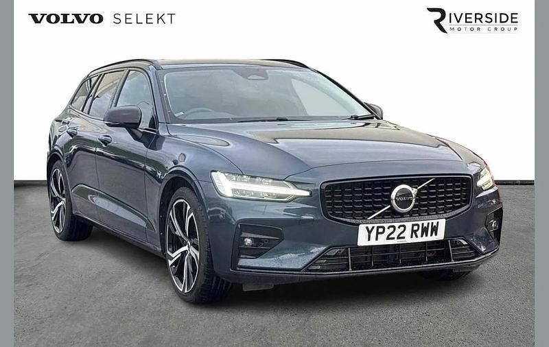 Blue Used 2022 Volvo V60 Plus Estate | £27,996 (Fair price) - Image 1/4