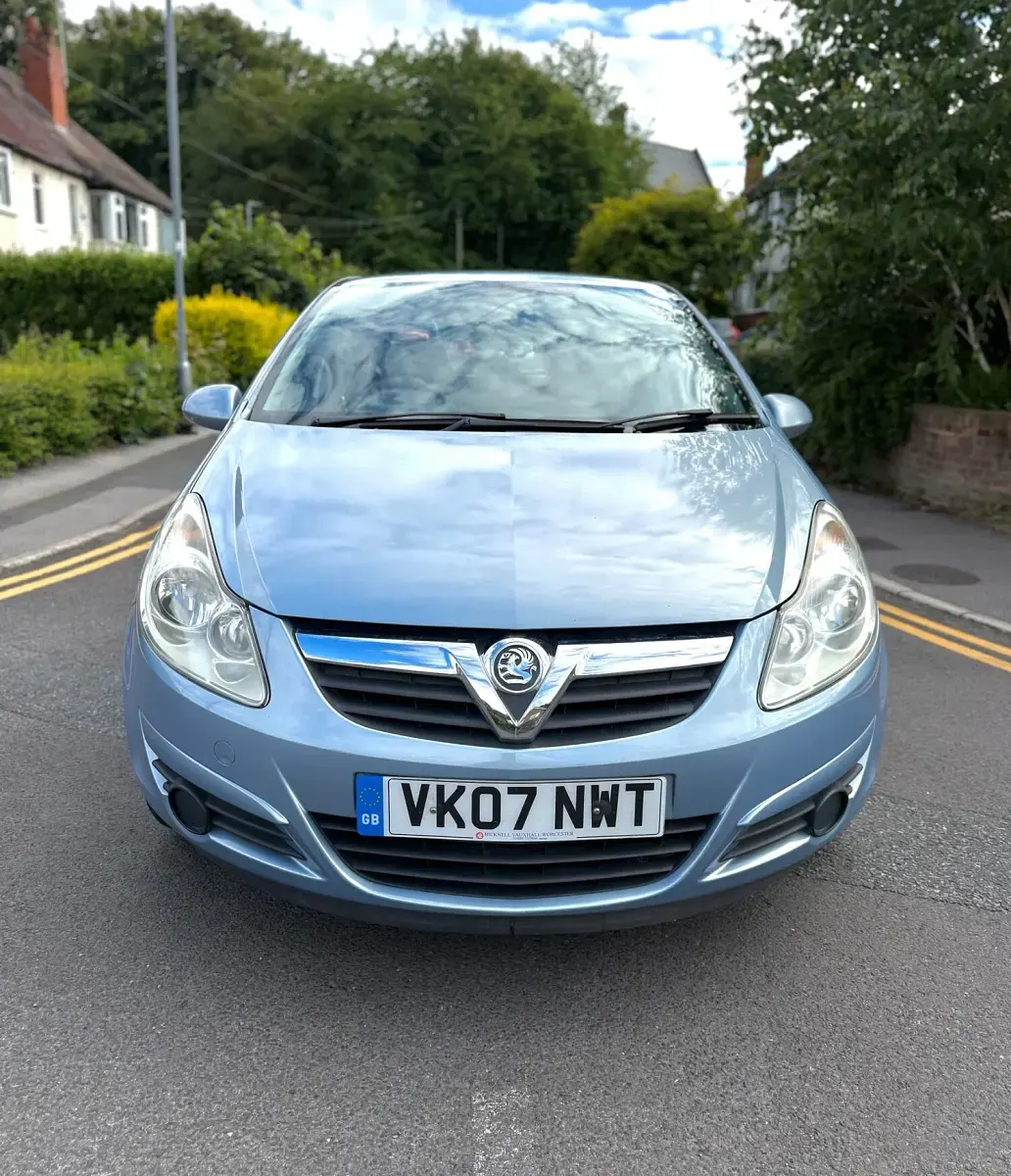 Used Vauxhall Corsa Club 90 HP (66 kW) 2007 Blue Hatchback