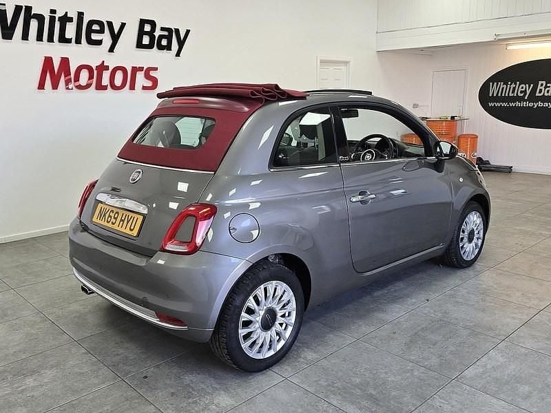 Used Fiat 500C Lounge 69 HP (50 kW) 2019 Electroclash grey Cabriolet