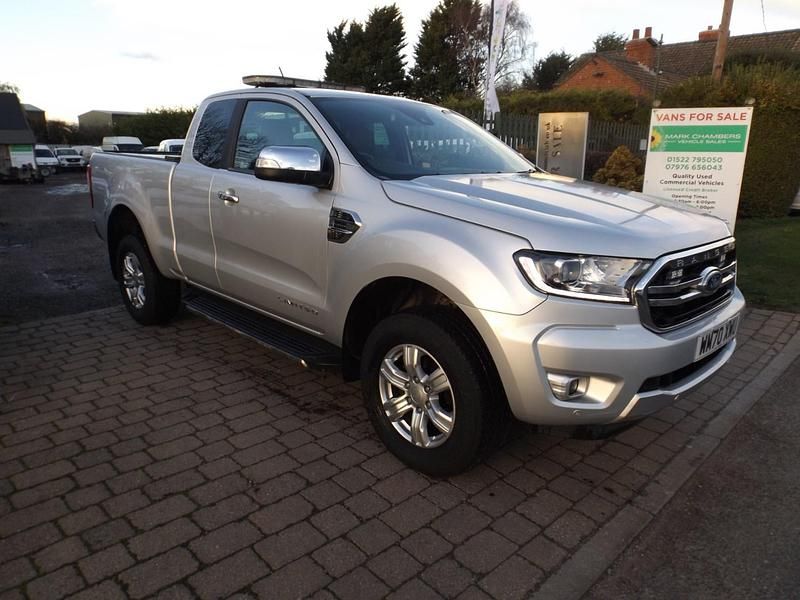 Silver Used 2021 Ford Ranger Limited Pickup | £12,495 (Fair price) - Image 1/4