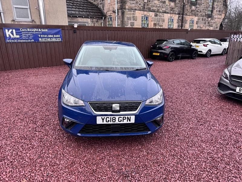 Used Seat Ibiza SE Technology 75 HP (55 kW) 2018 Blue Hatchback