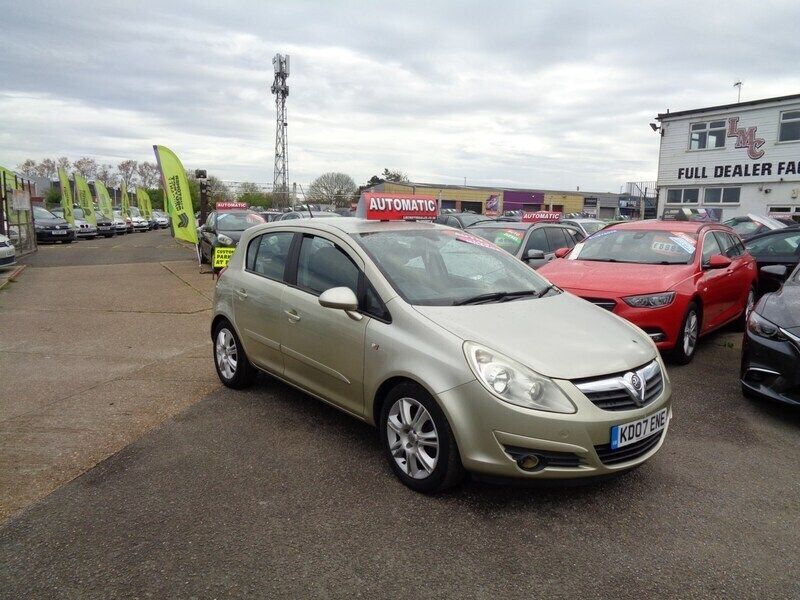 Gold Used 2007 Vauxhall Corsa Design Edition Hatchback | £3,995 (Fair price) - Image 1/4