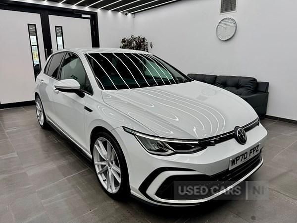 Used VW Golf VII R-line 150 HP (110 kW) 2020 White Hatchback