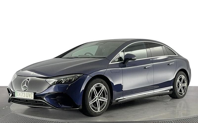 Used Mercedes EQE300 AMG line 180 kW (245 HP) 2023 Blue Sedan