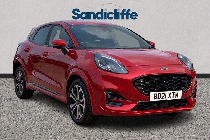 Red Used 2021 Ford Puma ST-Line SUV | £14,700 (Fair price) - Image 1/4