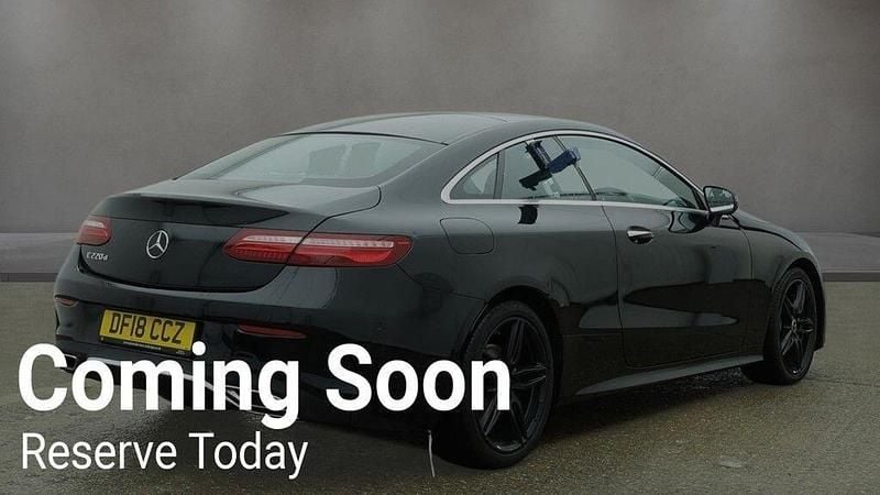 Used Mercedes E220 AMG Line Premium 2018 Black Coupe