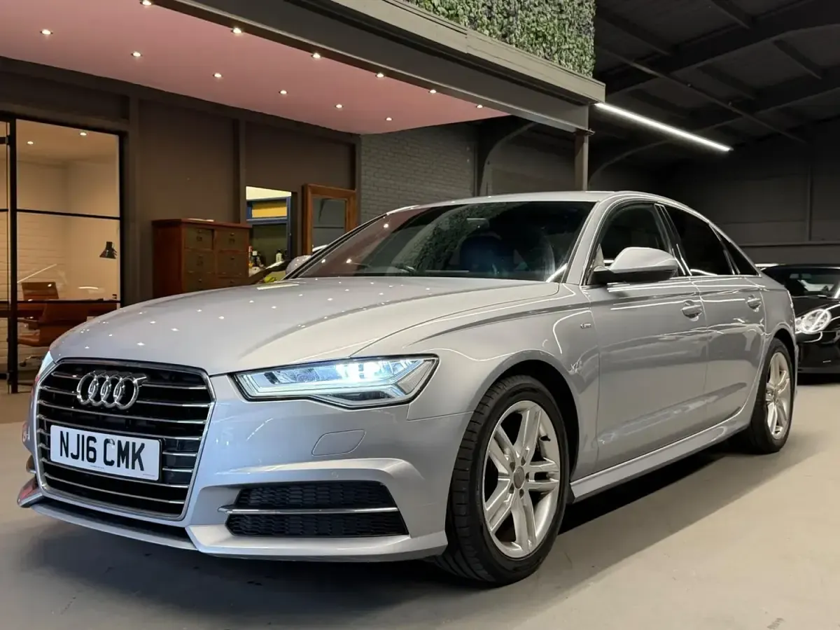 Used Audi A6 S-Line 190 HP (139 kW) 2016 Silver Sedan