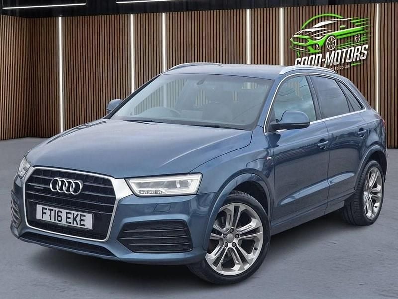 Used Audi Q3 S-line plus 180 HP (132 kW) 2016 Blue SUV