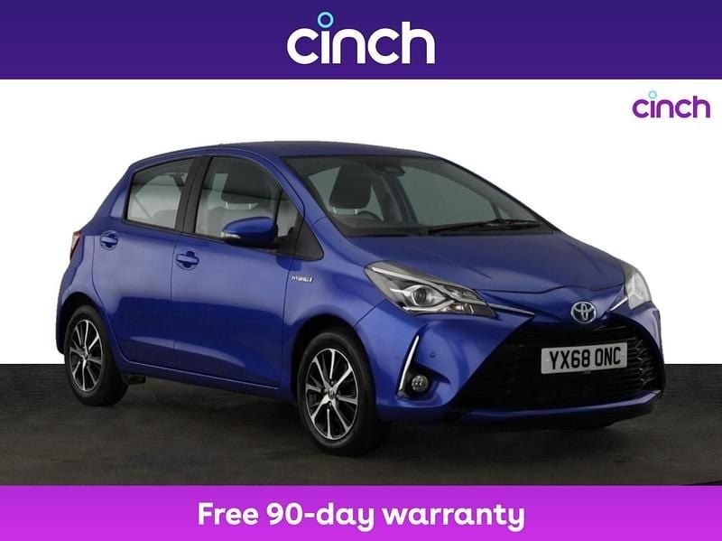 Blue Used 2018 Toyota Yaris Hybrid Hatchback | £12,489 (Fair price) - Image 1/3