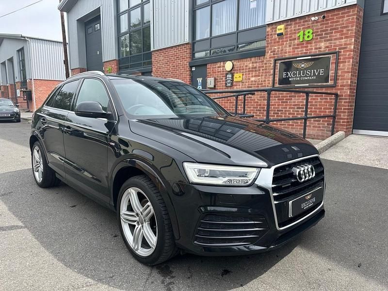Black Used 2016 Audi Q3 S-line plus SUV | £12,995 (Fair price) - Image 1/4