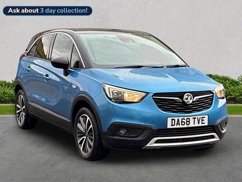 Used Vauxhall Crossland X Elite 110 HP (80 kW) 2018 Blue SUV