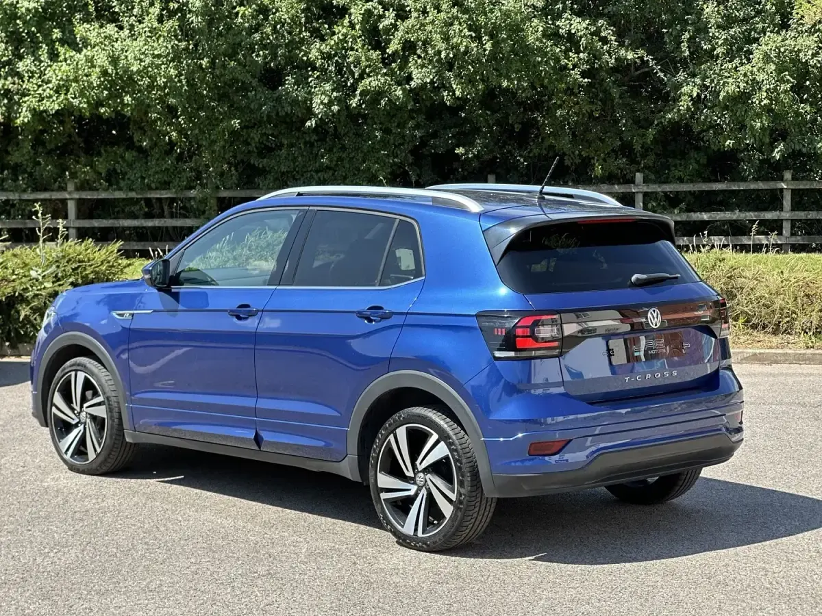 Used VW T-Cross R-line 95 HP (69 kW) 2020 Blue SUV