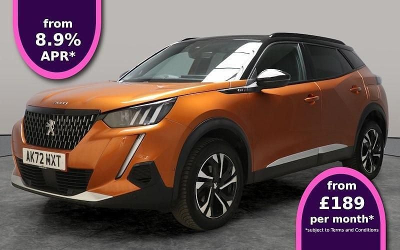 Orange Used 2022 Peugeot 2008 GT SUV | £13,924 (Good price) - Image 1/3