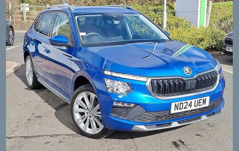 Used Skoda Kamiq SE L 115 HP (84 kW) 2024 Race blue metallic SUV