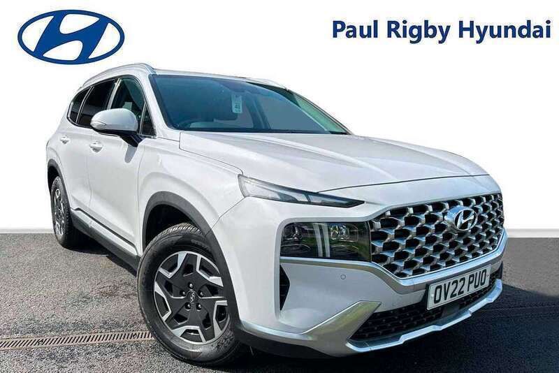 White Used 2022 Hyundai Santa Fe Premium SUV | £27,695 (Good price) - Image 1/4