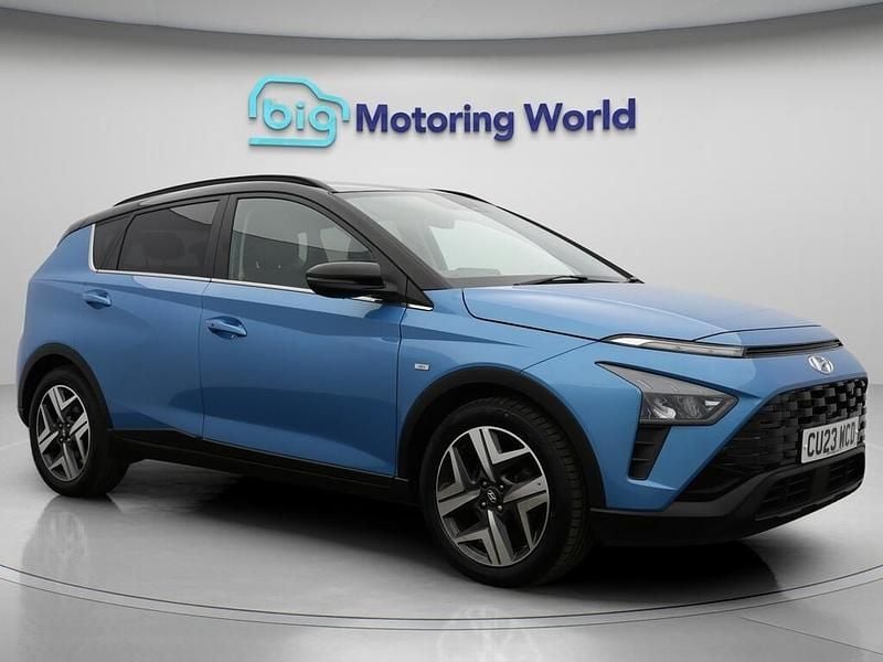 Turquoise Used 2023 Hyundai Bayon Ultimate SUV | £15,200 (Good price) - Image 1/4