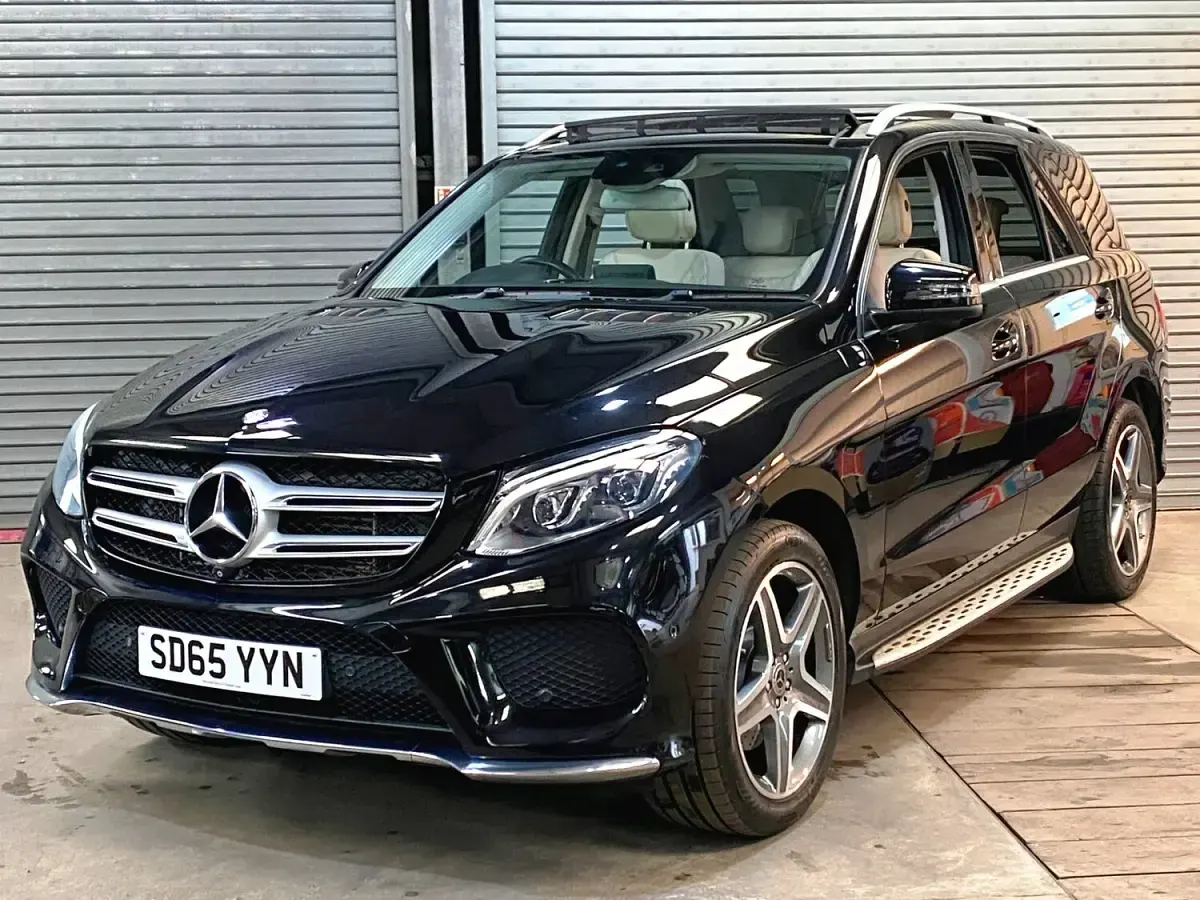 Used Mercedes GLE250 AMG Line Premium 204 HP (150 kW) 2015 Black SUV