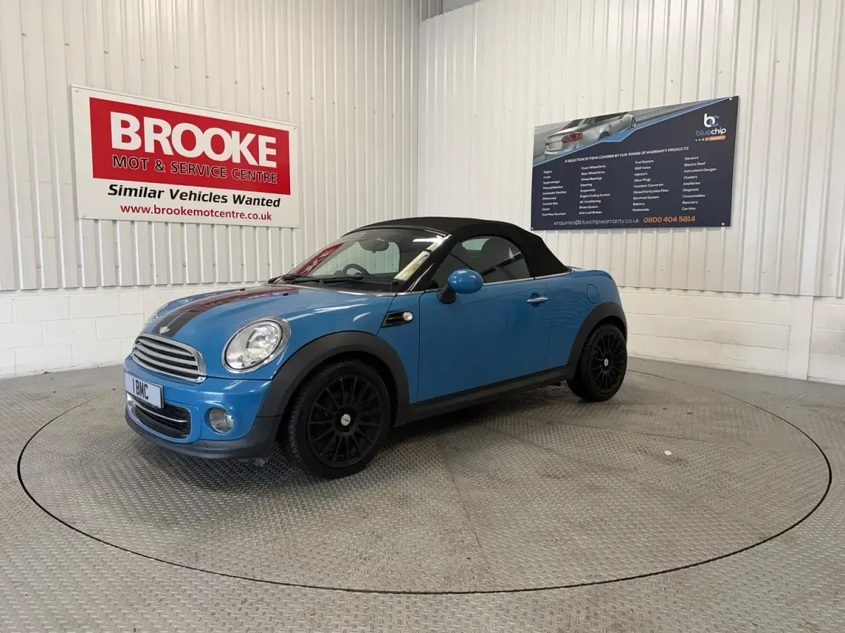 Used Mini Cooper Roadster 2013 Blue Cabriolet