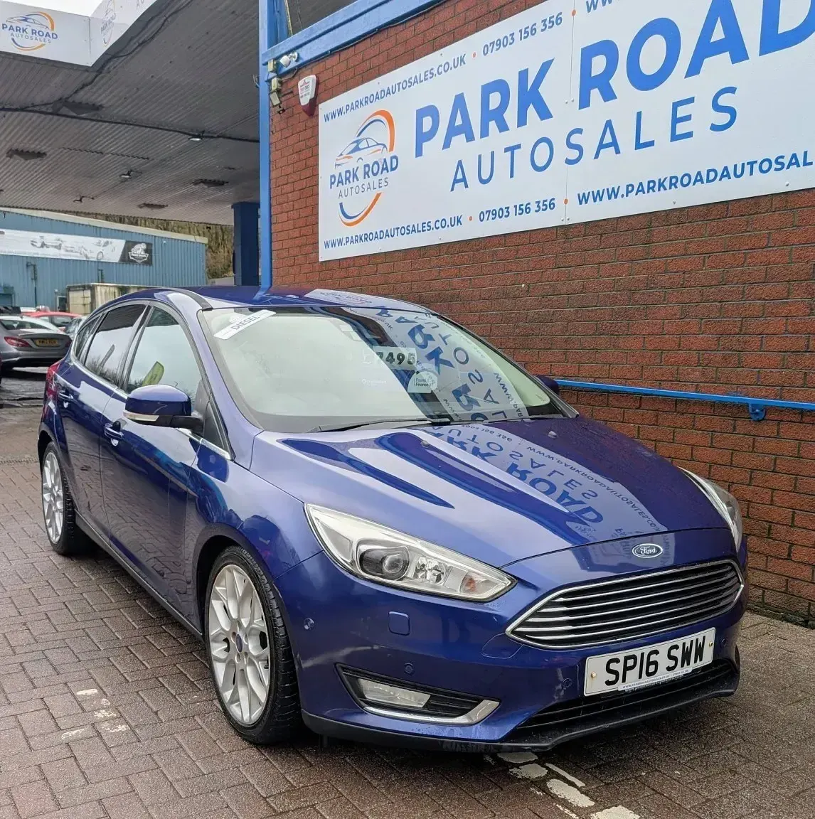 Używany Ford Focus Titanium X 2016 Niebieski Hatchback