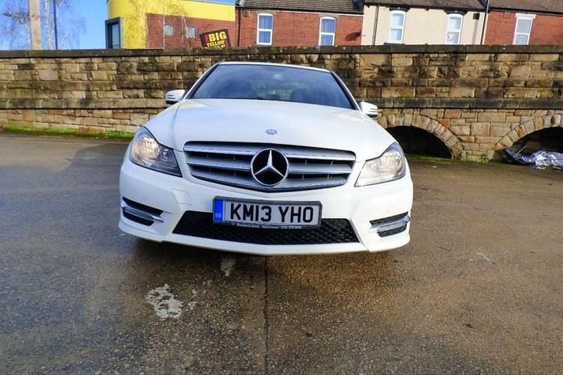 Used Mercedes C250 AMG 2013 White Sedan