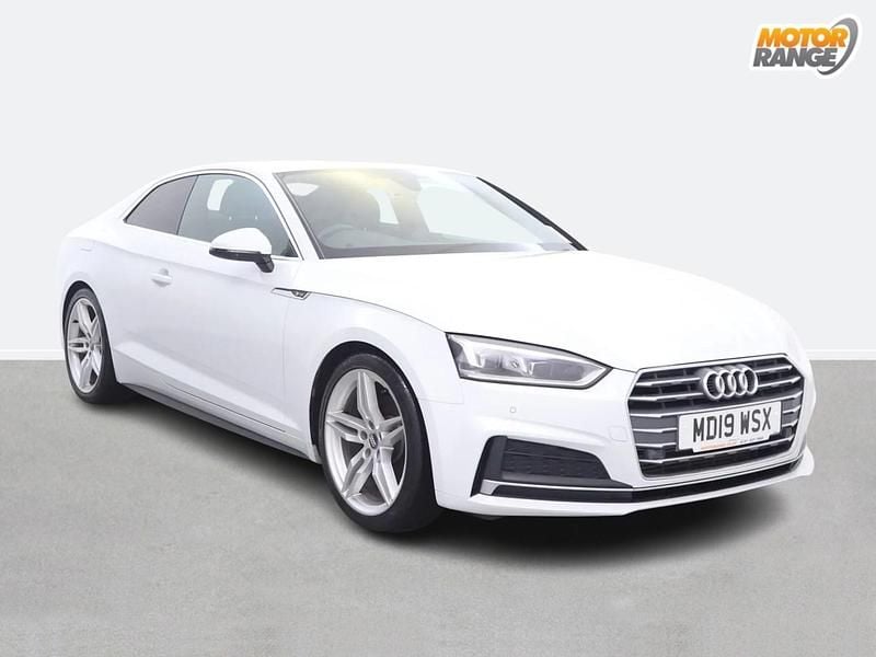 Used Audi A5 S-Line 150 HP (110 kW) 2019 White Coupe