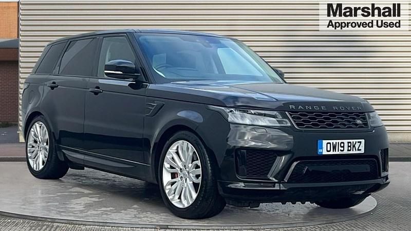 Santorini black Used 2019 Land Rover Range Rover Sport HSE Dynamic SUV | £24,769 (Expensive) - Image 1/4