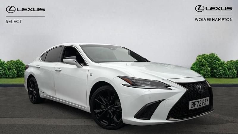 White Used 2022 Lexus ES300H Sport Line Sedan | £28,682 (Fair price) - Image 1/4