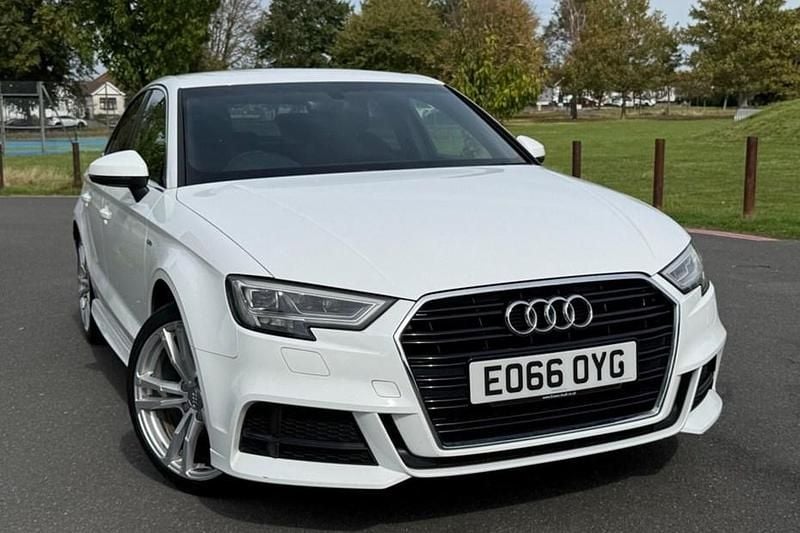 White Used 2016 Audi A3 S-Line Sedan | £8,495 (Fair price) - Image 1/1