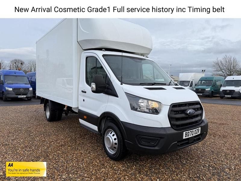 Used Ford Transit S 130 HP (95 kW) 2020 White Cabriolet