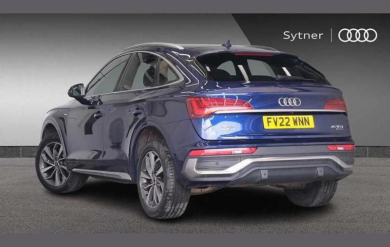 Used Audi Q5 Sportback S-Line 261 HP (191 kW) 2022 Blue SUV