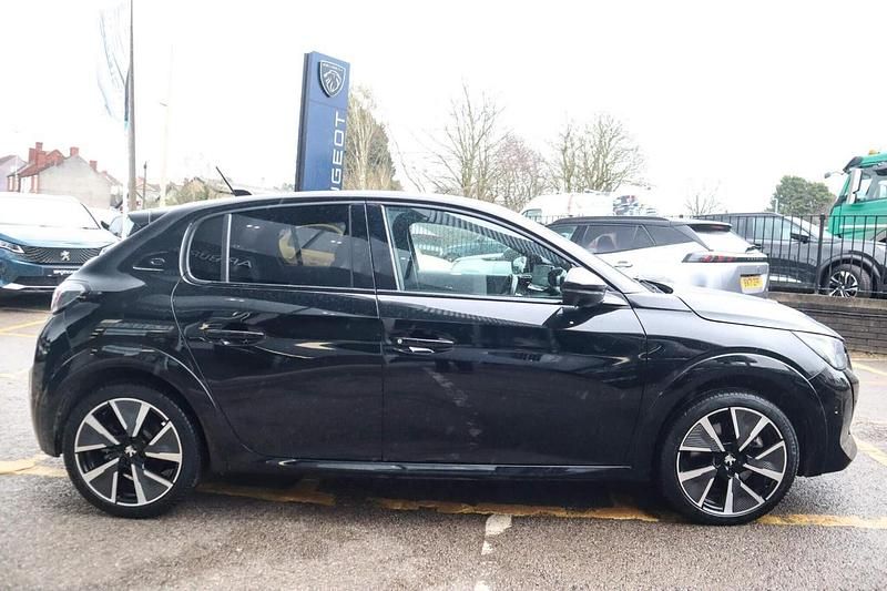 Used Peugeot e-208 Premium 100 kW (136 HP) 2021 Black Hatchback