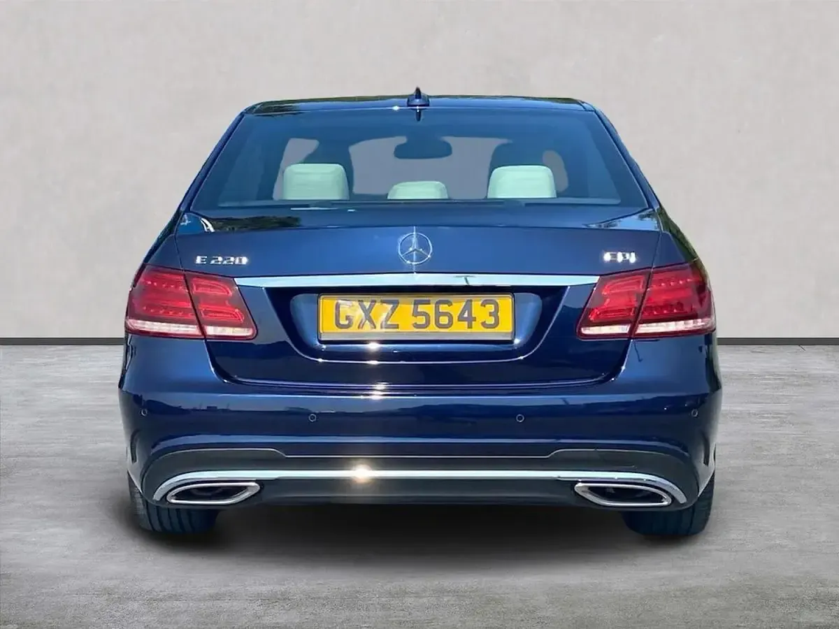 Used Mercedes E220 AMG 2014 Blue Sedan