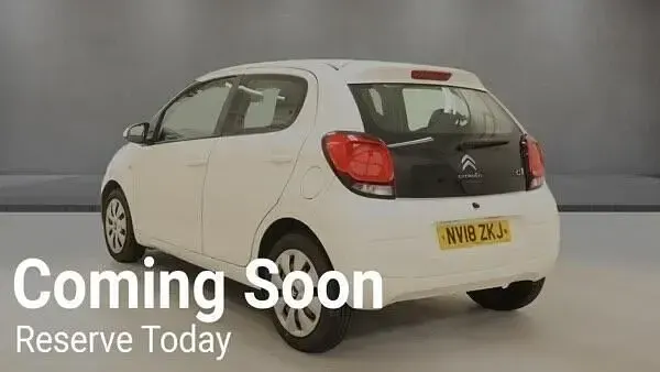 Used Citroën C1 Feel 82 HP (60 kW) 2018 White Hatchback